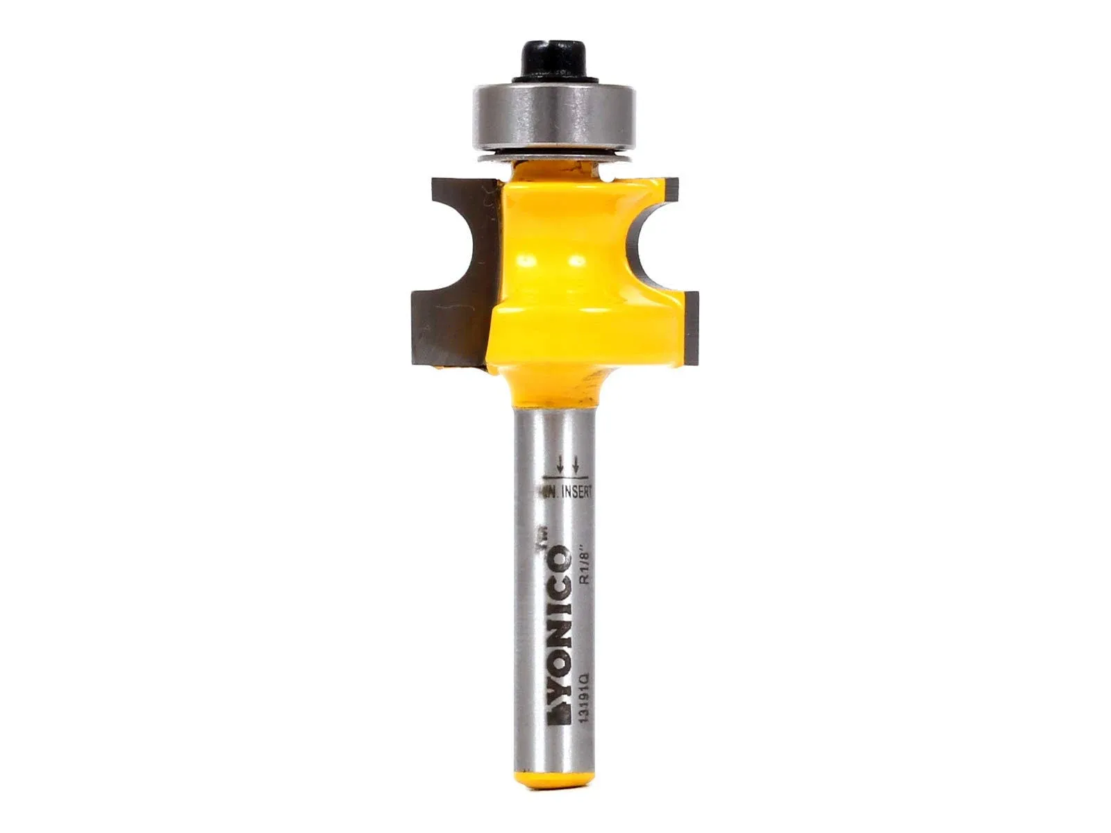 Yonico 13191q 1/4-Inch Bead Bullnose Bead Router Bit 1/4-Inch Shank