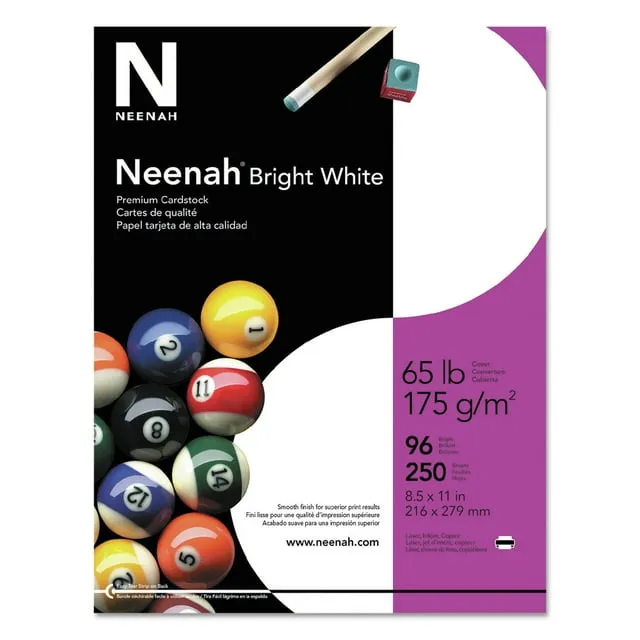 Neenah Bright White Cardstock