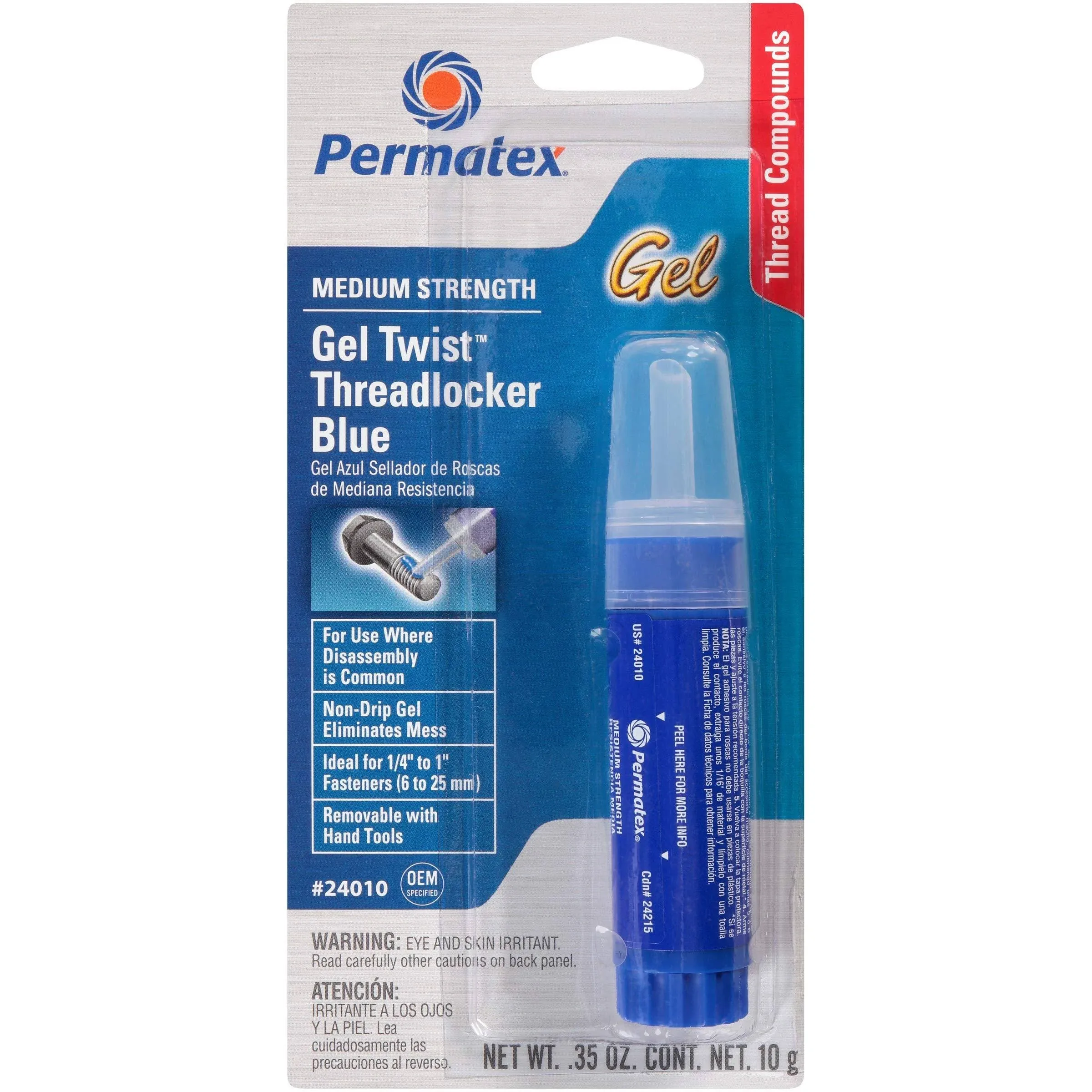 Permatex - Threadlocker Blue Gel - 24010