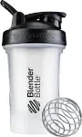 BlenderBottle Classic V2 Clear With Loop, Black