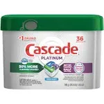 Cascade Platinum Fresh Scent Dishwashing Pods (36 pack)