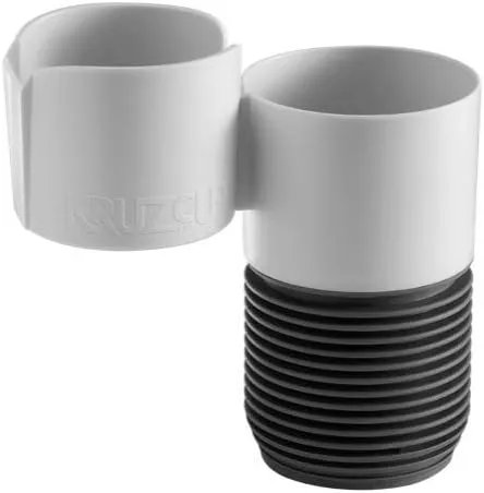 Kruzcup Two-Cup Console Organizer (White)