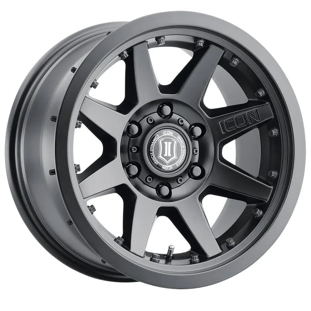 ICON Rebound Pro 17x8.5 5x5 -6mm Offset 4.5in BS 71.5mm Bore Satin Black