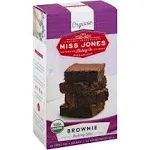 Miss Jones Baking Organic Fudge Brownie Mix Non-GMO Vegan-Friendly Rich Cocoa...