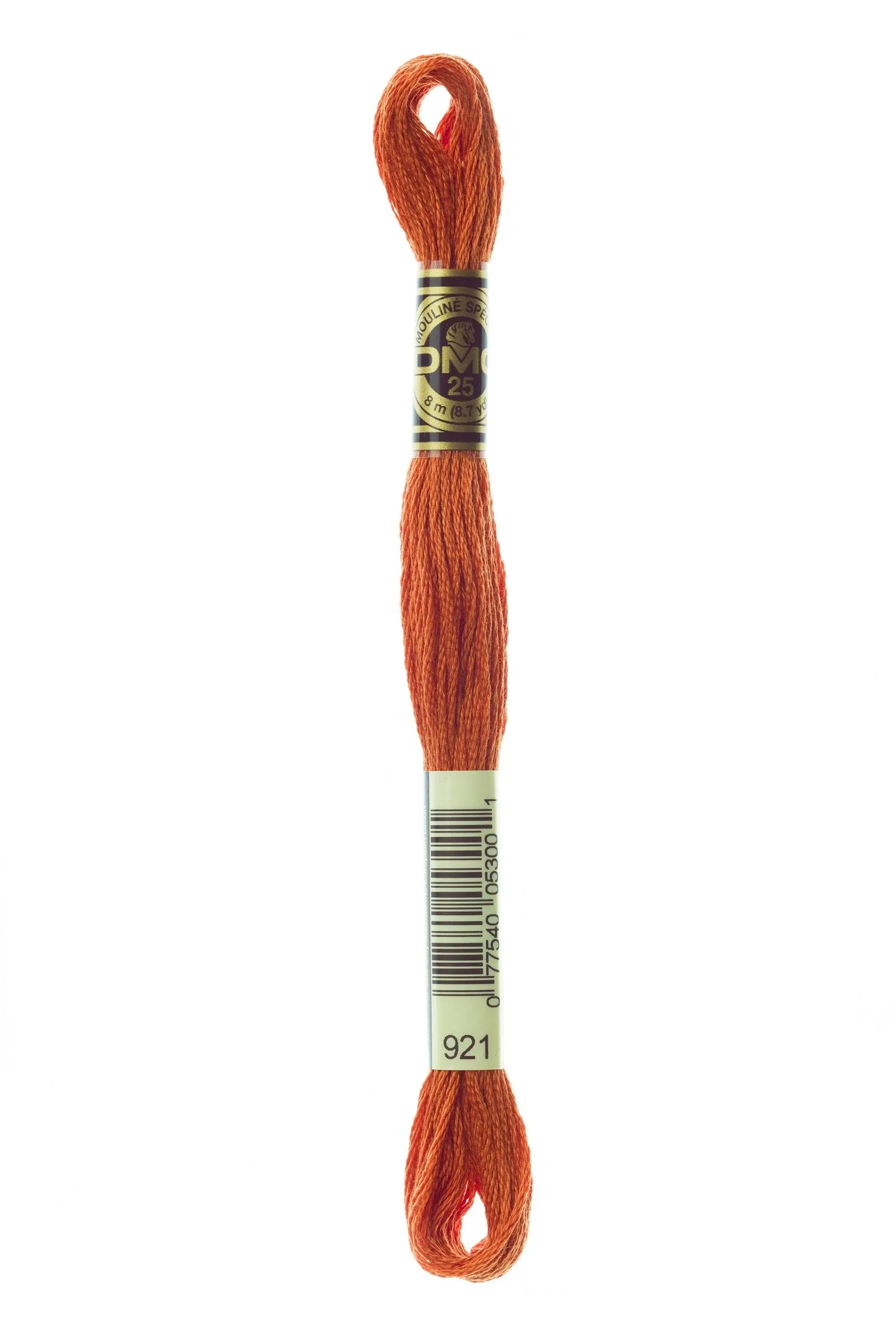 DMC 117-921 6 Strand Embroidery Cotton Floss, Copper, 8.7-Yard