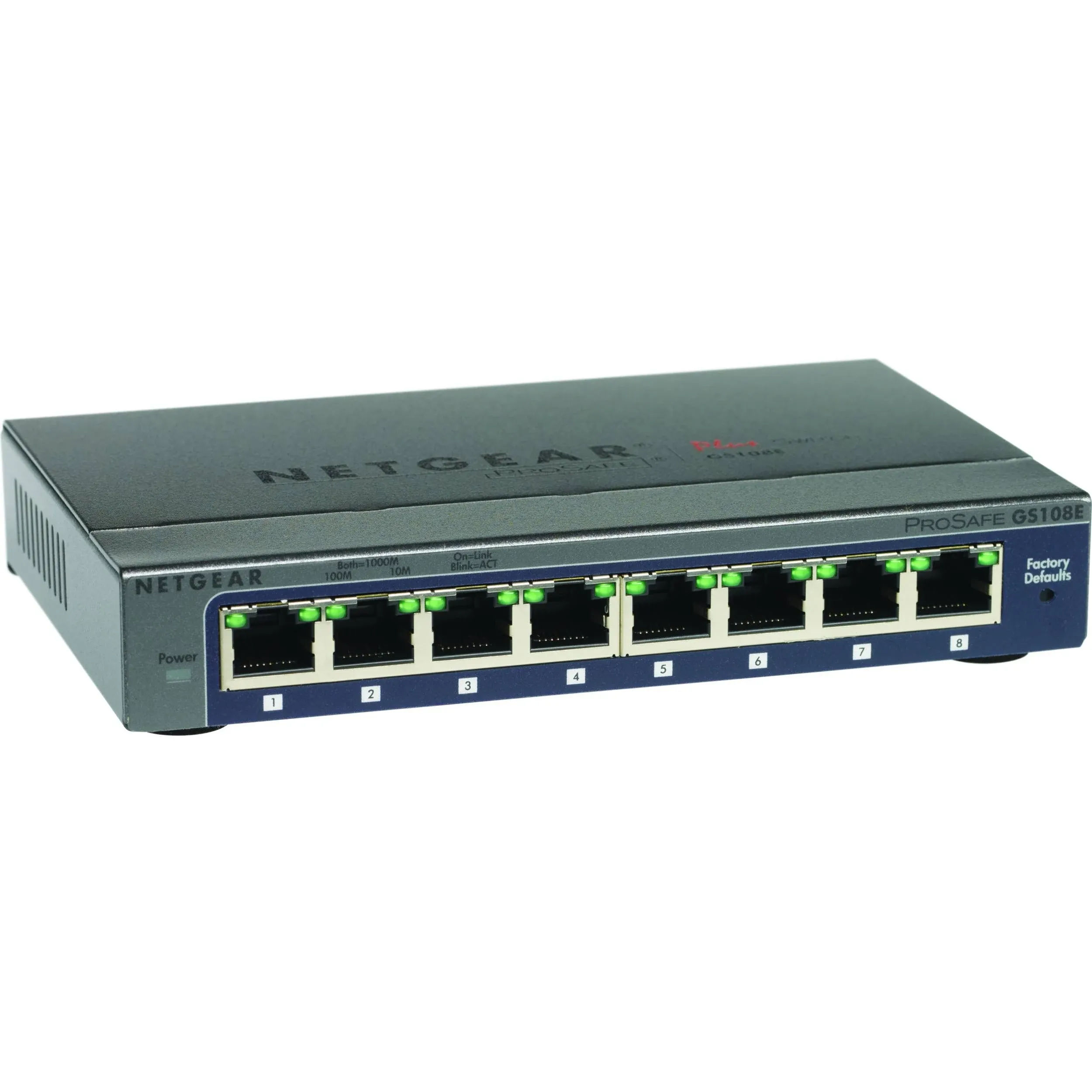 NETGEAR ProSAFE GS108E 8-Port Gigabit Plus Switch