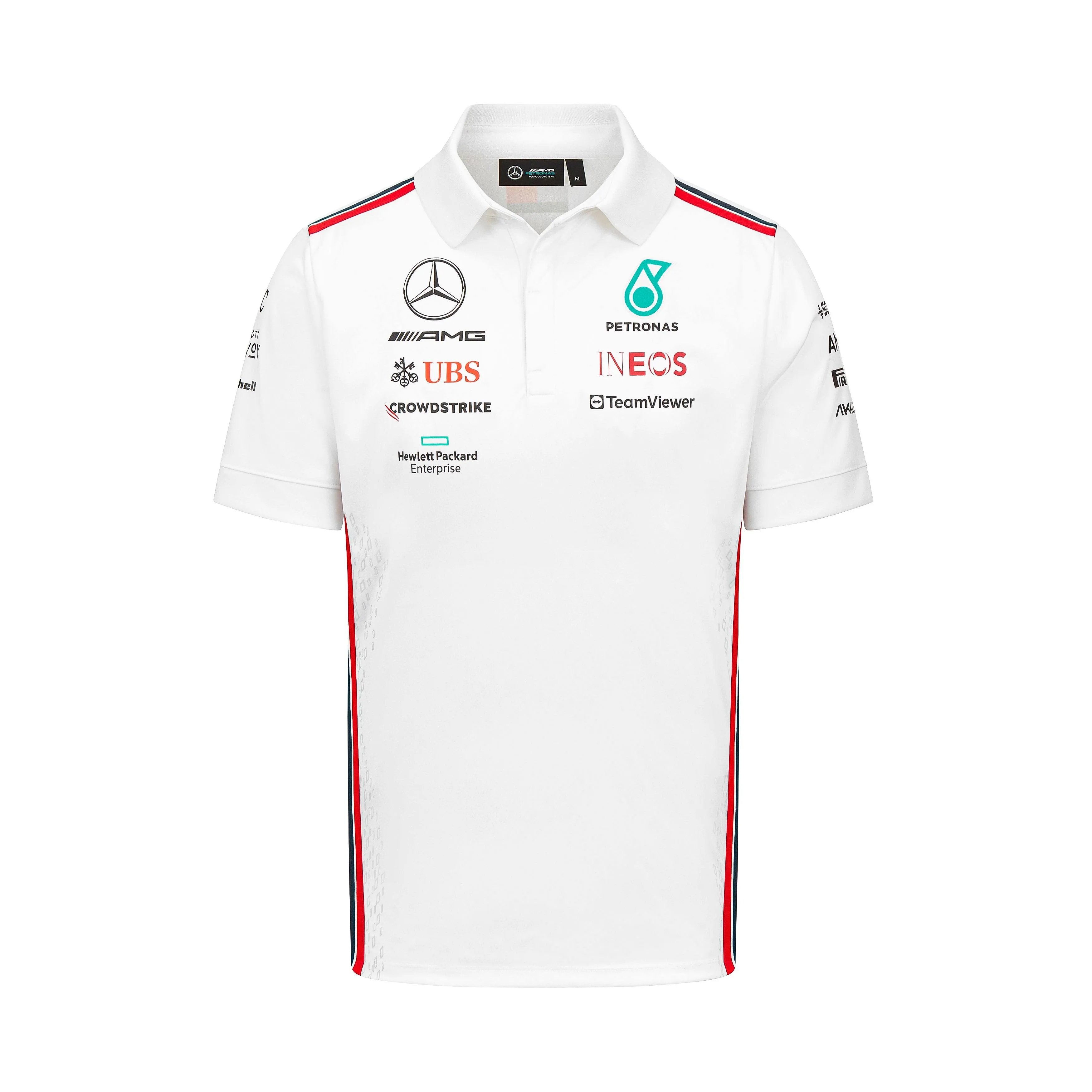 Mercedes AMG Petronas F1 2023 Team Polo - White