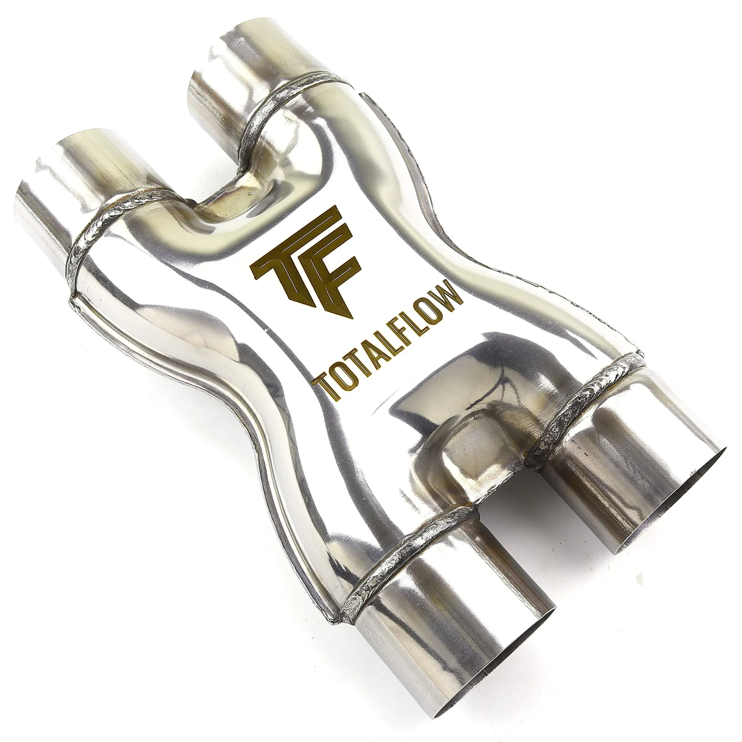 TOTALFLOW TF-SS2424|Universal Exhaust 2.25 Inch X-Pipe|2-1/4 Inch X-Pipe