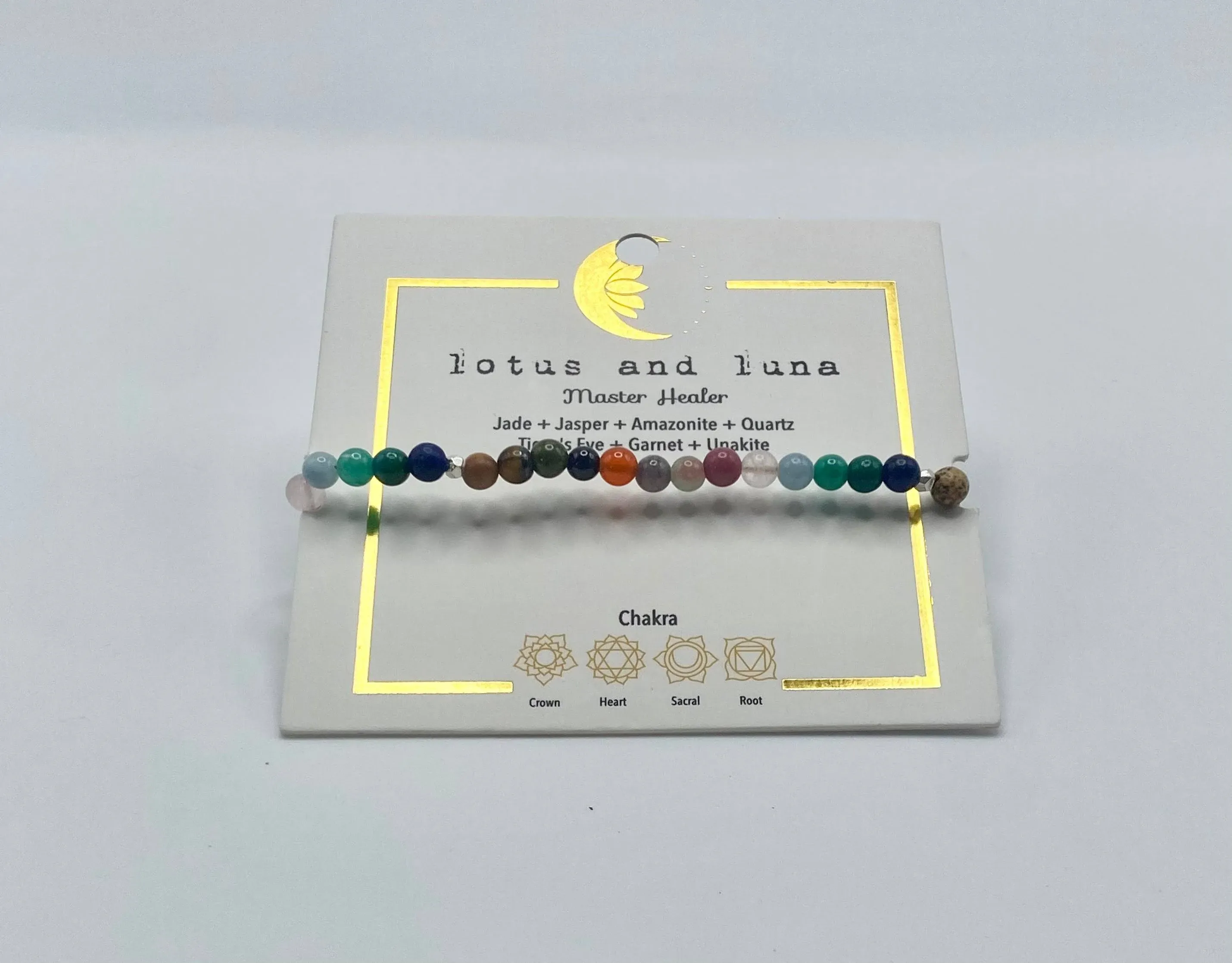 Lotus and Luna 4mm Healing Bracelet, Master Healer