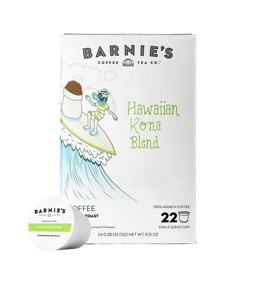 Barnies Coffee Kitchen Hawaiian Kona Single Cup