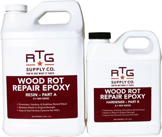 RTG Supply Co - Wood Rot Repair Epoxy (Half-Gallon)