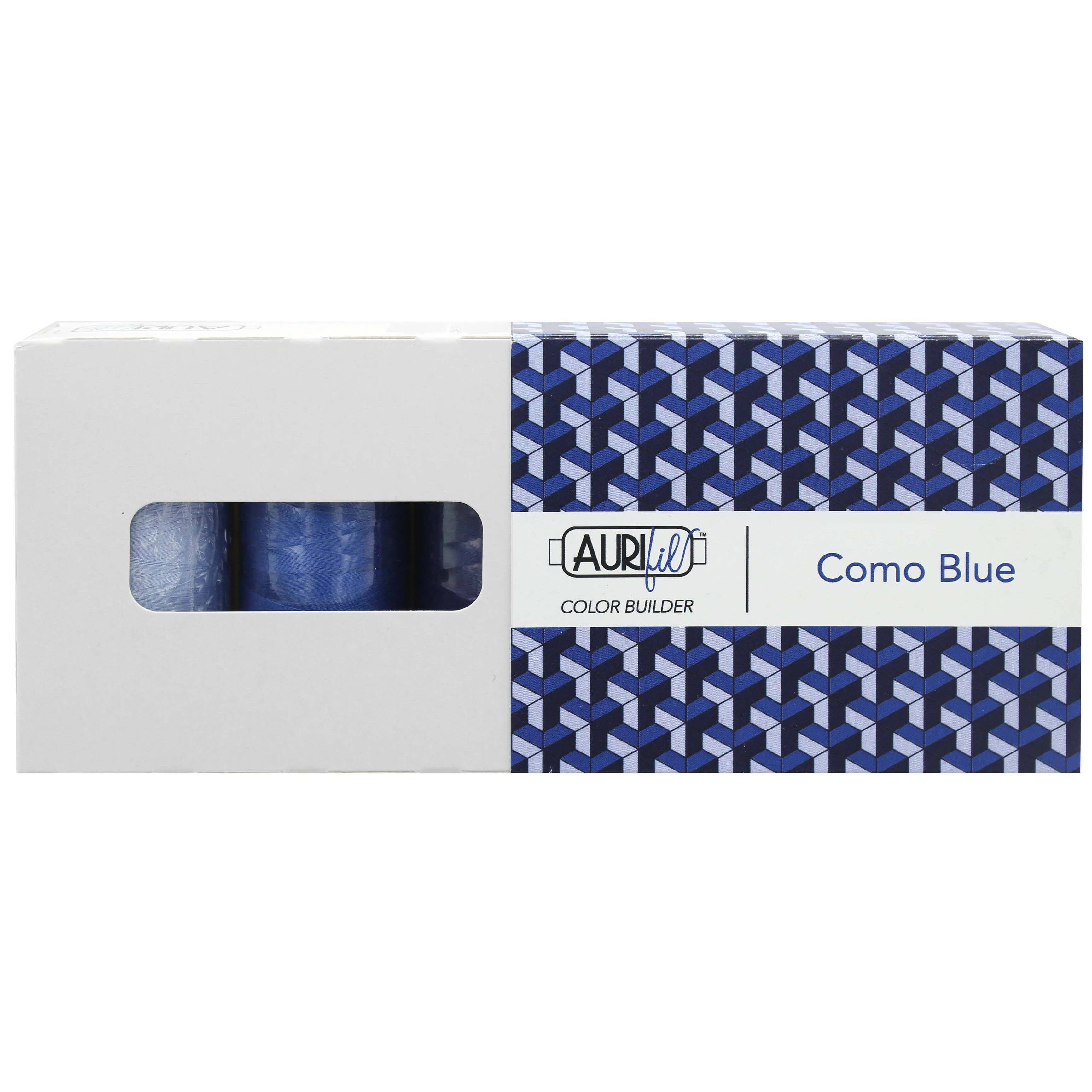 Aurifil Thread Blue CB Como 3pc