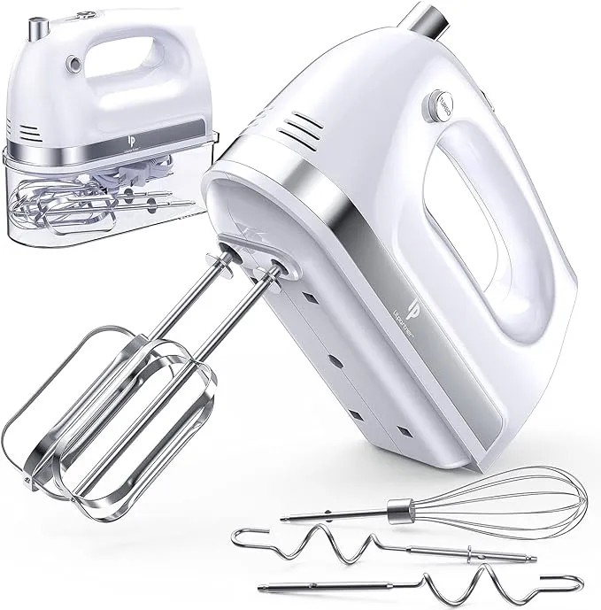 LILPARTNER Hand Mixer Electric, 400W Ultra Power Kitchen Hand Mixer