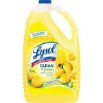 Lysol Clean and Fresh Multi-Surface Cleaner, Sparkling Lemon and Sunflower Essence - 144 oz jug