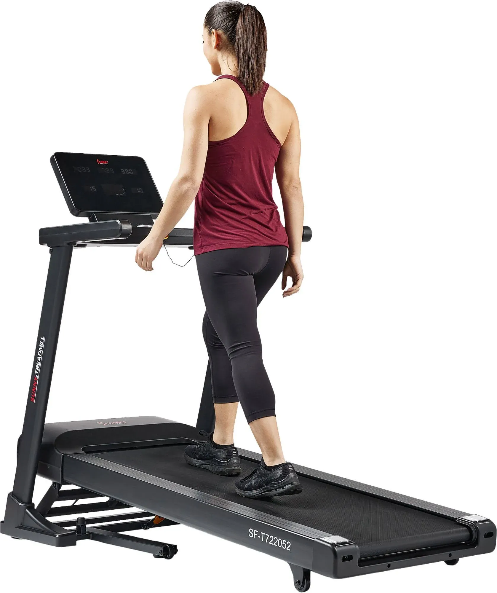 Sunny Health & Fitness Astra Elite Smart Auto Incline Brushless Motor Treadmill