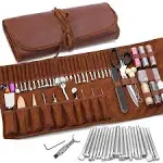 TLKKUE Leather Craft Tools Leather Working Tools Kit