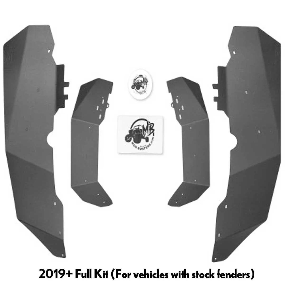 MudBusters Max Fender Flares for 2019-2023 Polaris RZR XP 1000 and XP Turbo