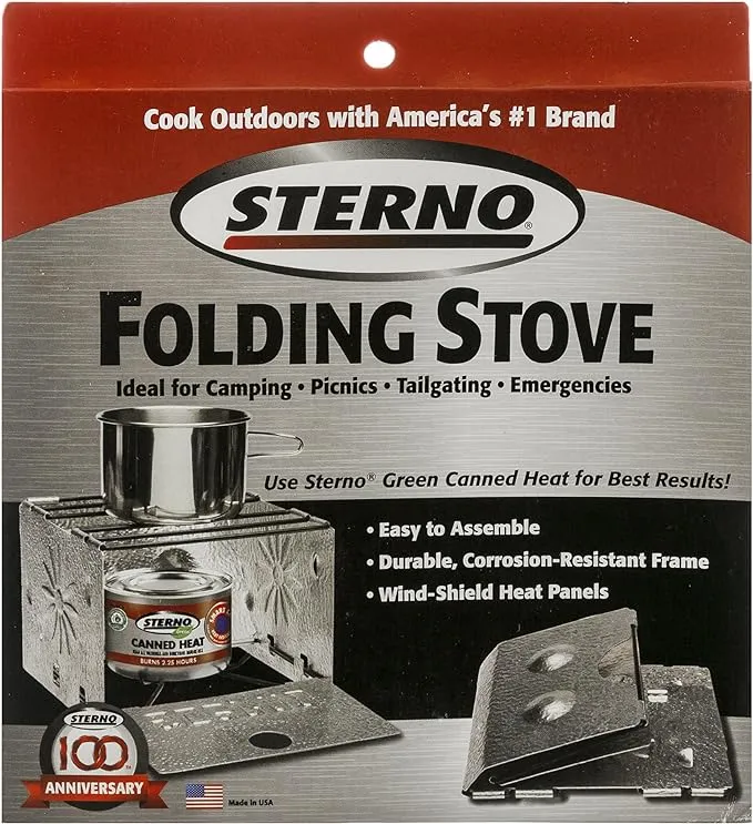 Sterno Single Burner Folding Stove - 50002