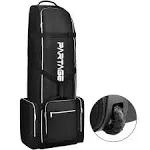 Partage Golf Travel Bag with Wheels,Golf Travel Case for Airlines -Black