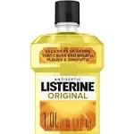 Listerine Original Antiseptic Oral Care Mouthwash to Kill 99% of Germs That C...