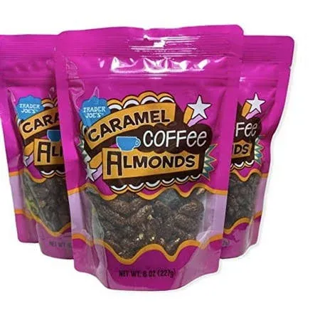 Caramel Coffee Almonds (Pack of 3), Size: One Size