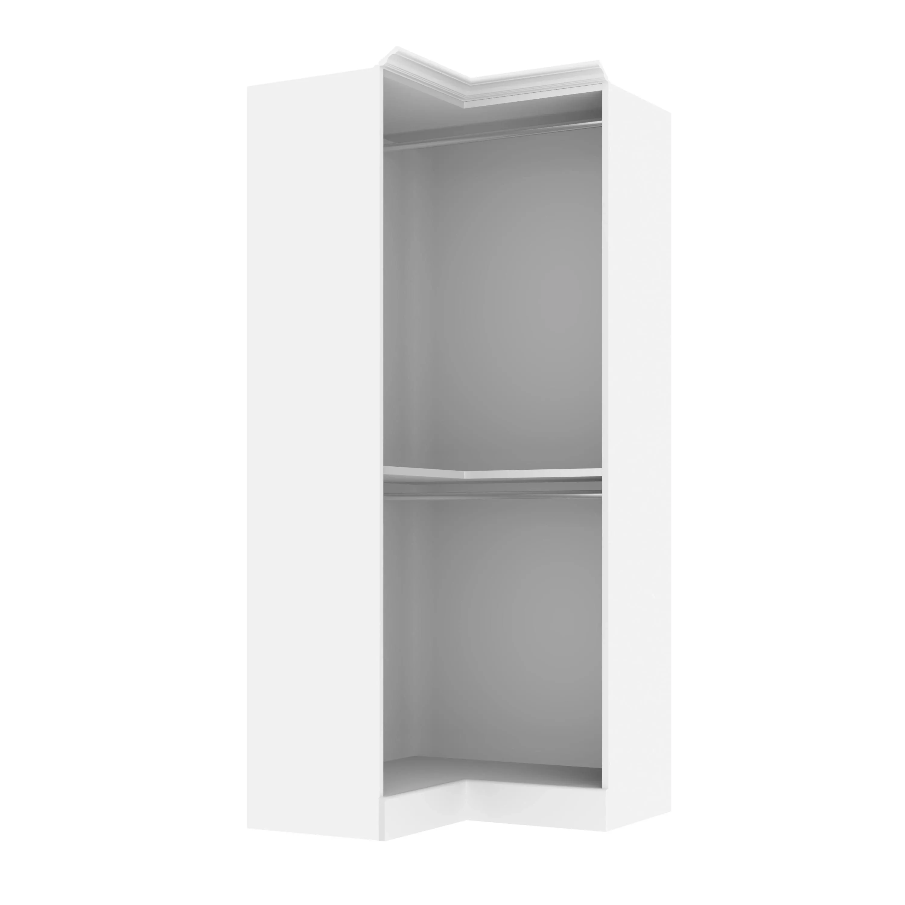 Bestar Versatile 36'' Corner Storage Unit in White