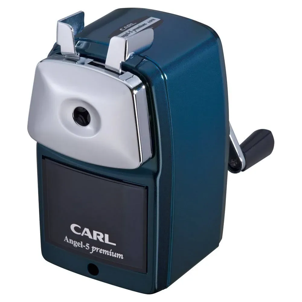 Carl Angel-5 Premium Hand- Cranked Pencil Sharpener