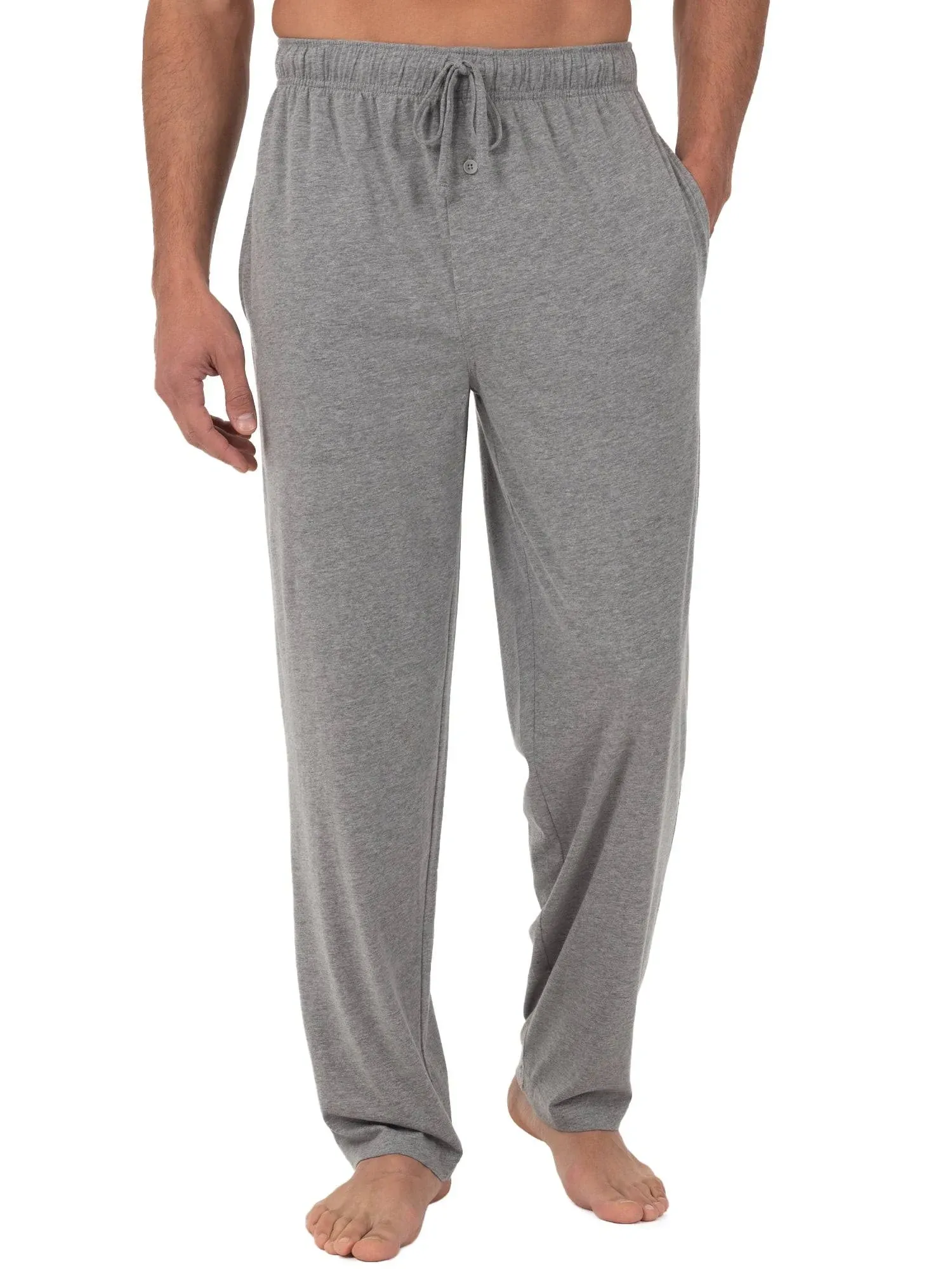 Fruit of the Loom Men's Extended Sizes Jersey Knit Sleep Pajama Lounge Pant (1 & 2 Packs)