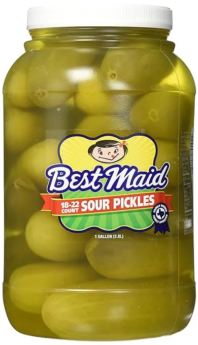 Best Maid Sour Pickles 1 Gal 18-22 count