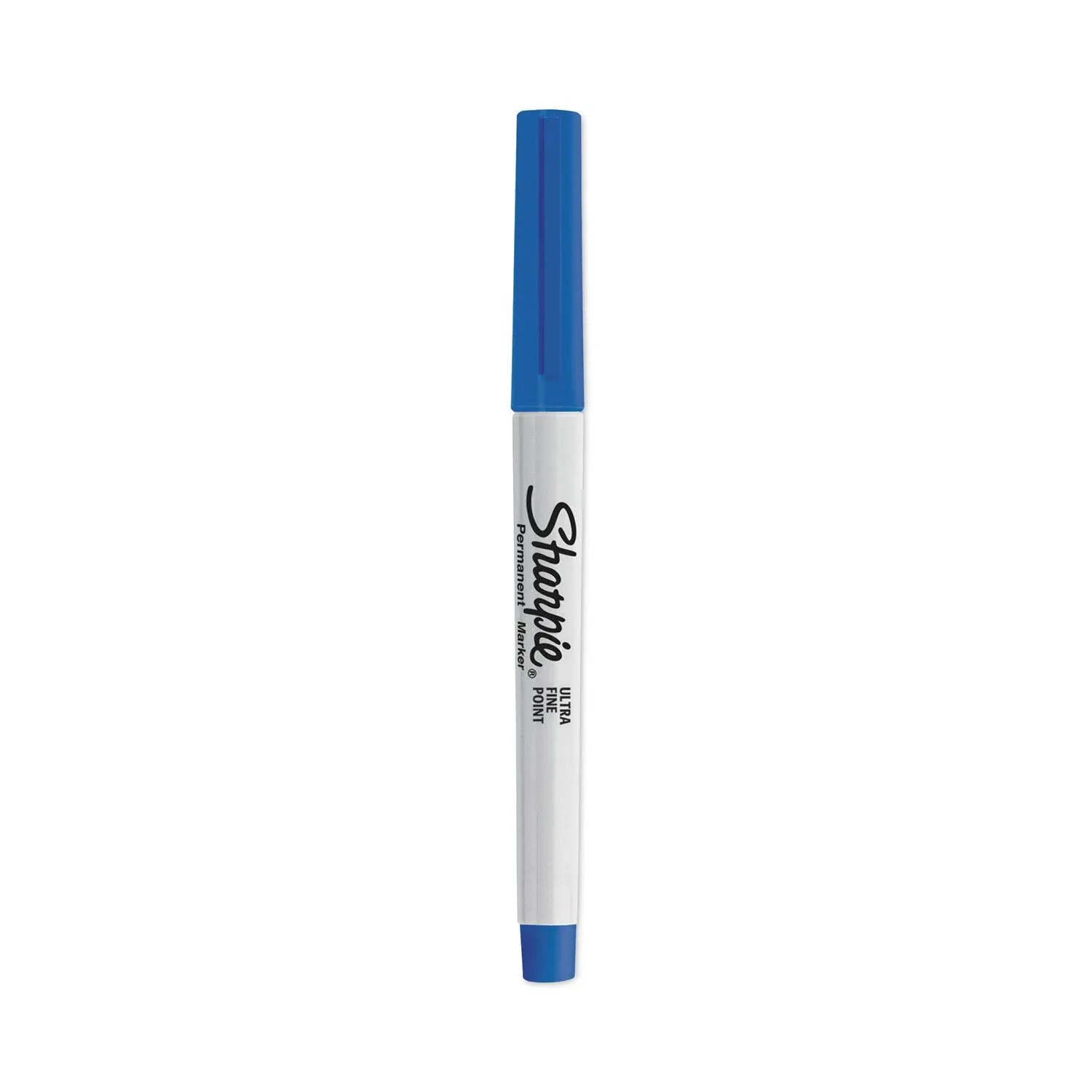 Sharpie 37003 Permanent Markers, Ultra Fine Point, Blue, Dozen