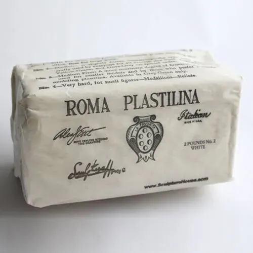 Sculpture House Roma Plastilina Modeling Material white No. 2 - Medium