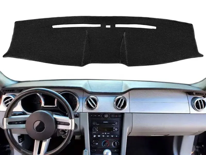 Yiz Custom Fit Dash Cover Dashboard Pad Mat for Ford Mustang 2005-2009