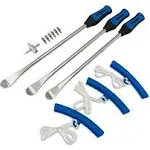 20601A 14.5” Steel Tire Spoons Tool Set Tire Tools Include 3 Piece Tire Spoon...