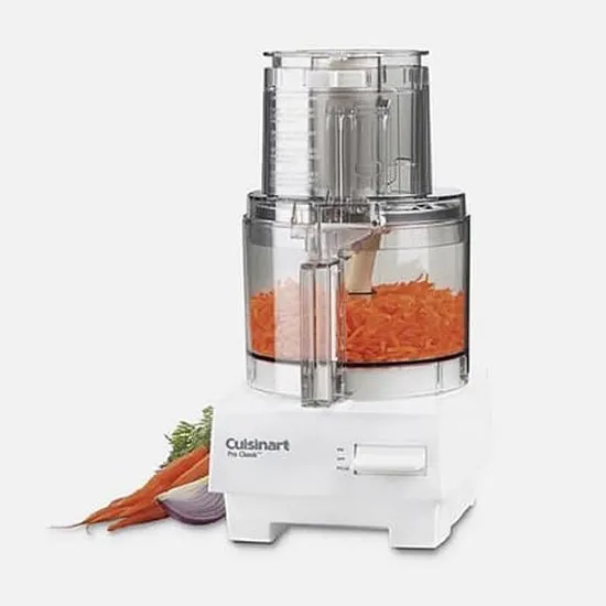 Cuisinart 7 Cup Food Processor, 600-Watt Motor, White, DLC-10SYP1