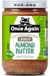 Once Again Almond Butter - Organic - Lightly Toasted - Crunchy - 16 oz