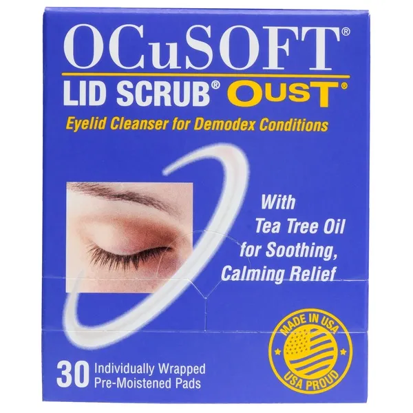 OCuSOFT Lid Scrub Allergy Eyelid Cleanser, 30 ct | CVS