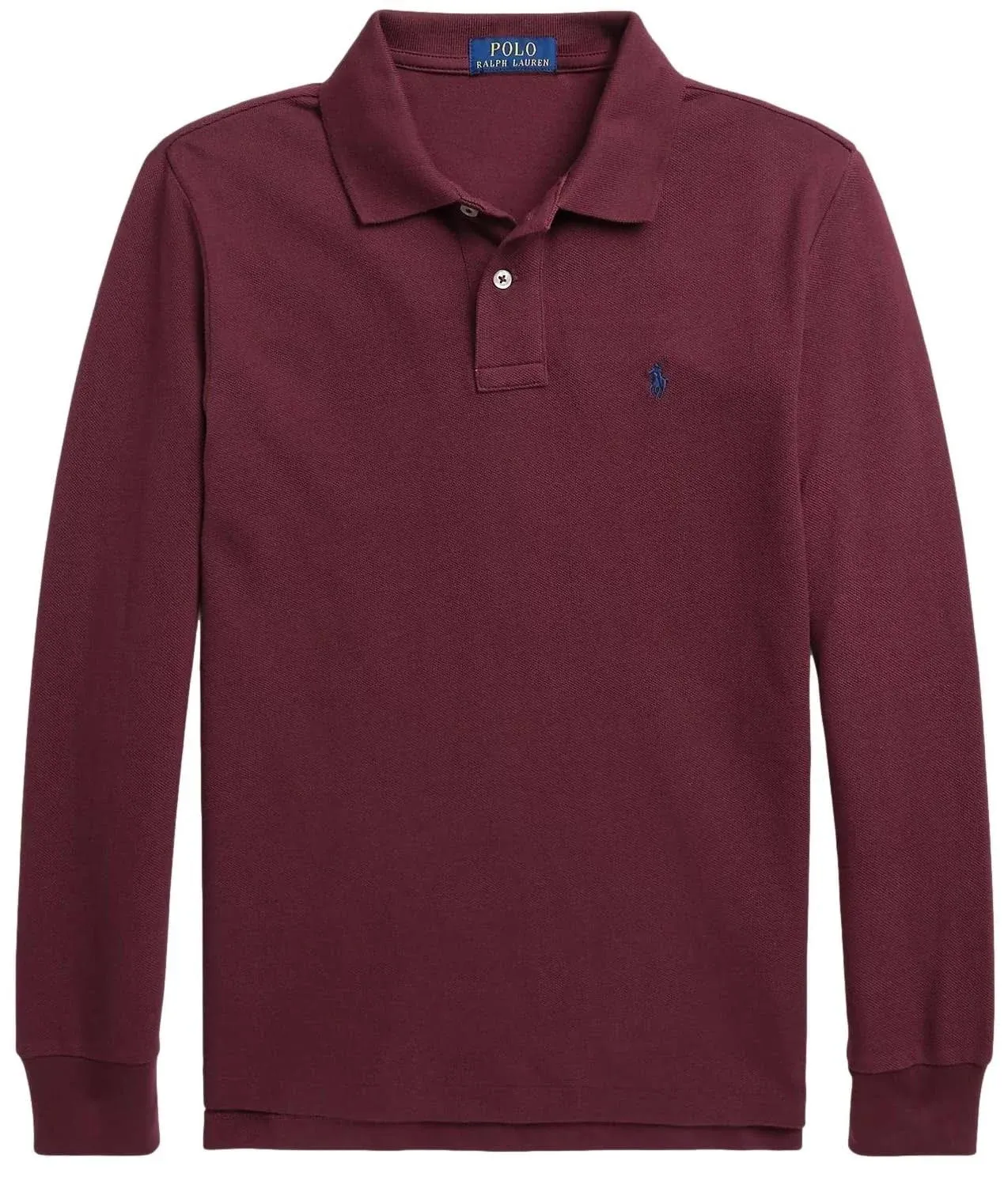 Polo Ralph Lauren Boy's Cotton Mesh Long-Sleeve Polo