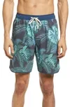 Shop Fair Harbor Men's 8" Evergreen Anchor Swim Shorts In Navy Evergreen