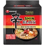 Nongshim Shin Black Noodle Soup [Family Pack]