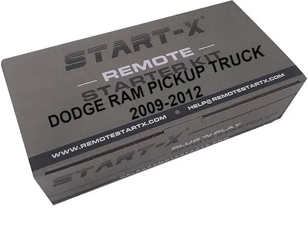 Start-X Remote Start Kit for Dodge Ram Pickup Truck 2009-2012 || Plug n Play || Zero Wire Splicing