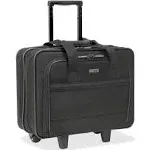 Solo New York Carnegie Rolling Case with 15.6"" Laptop Pocket, Black