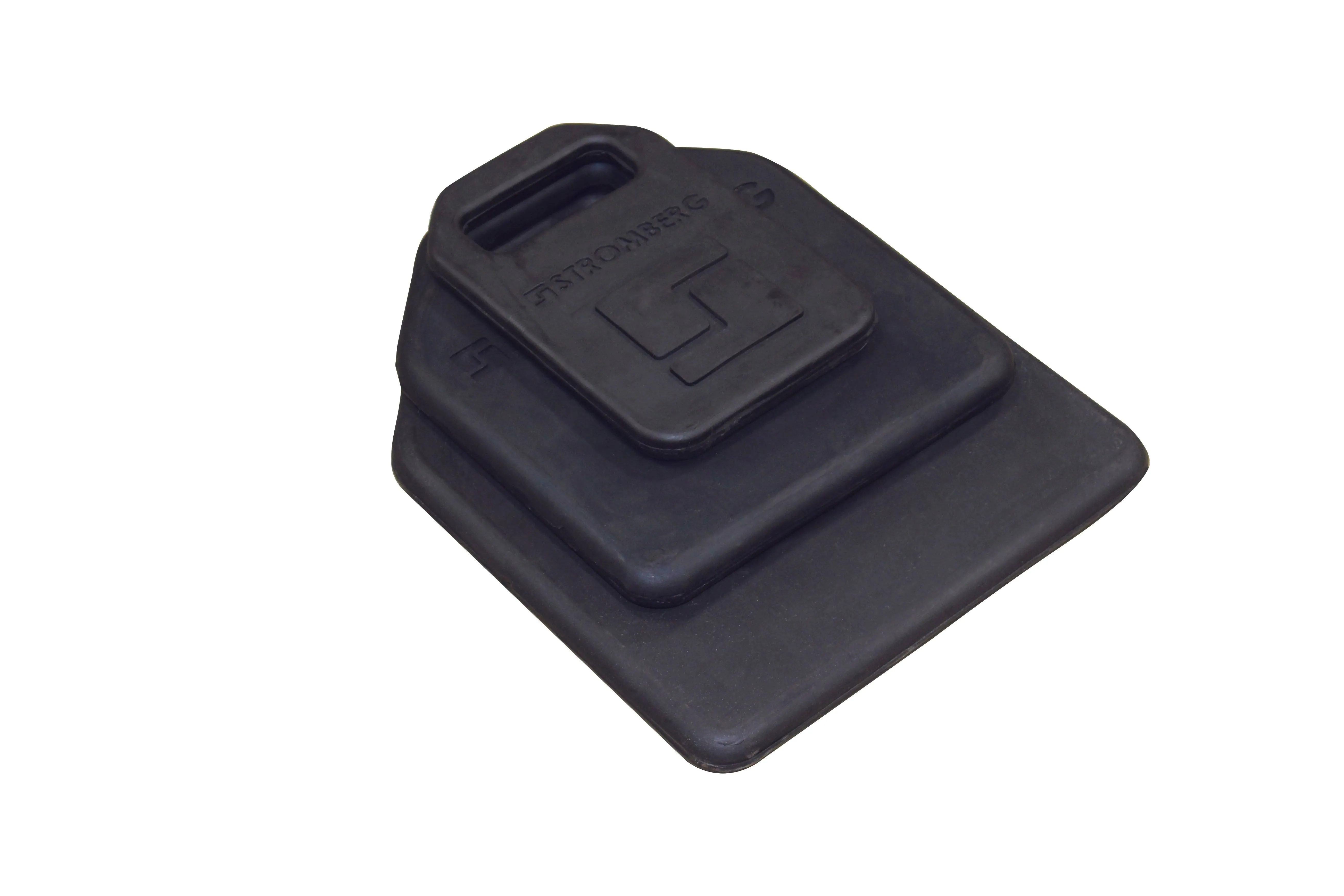 Stromberg Carlson JBP-1214.1 Durable EPDM Rubber Base Pads (12"x14"x1") - Multipurpose Pads for Floor Jacks, Tongue Jacks, Hydraulic Jacks, Scissor Jacks - 30,000 lb Capacity - Pack of 2