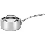 Cuisinart Custom Clad 5-Ply Stainless Cookware 1 Qt. Saucepan w/Cover, CC519-14