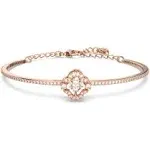 Sparkling Dance Bangle In White