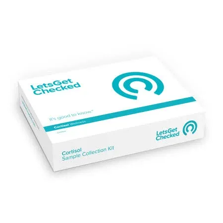 LetsGetChecked - at Home Cortisol Test for Monitoring Stress | CLIA Certified | Private and Secure | Results in 2-5 Days