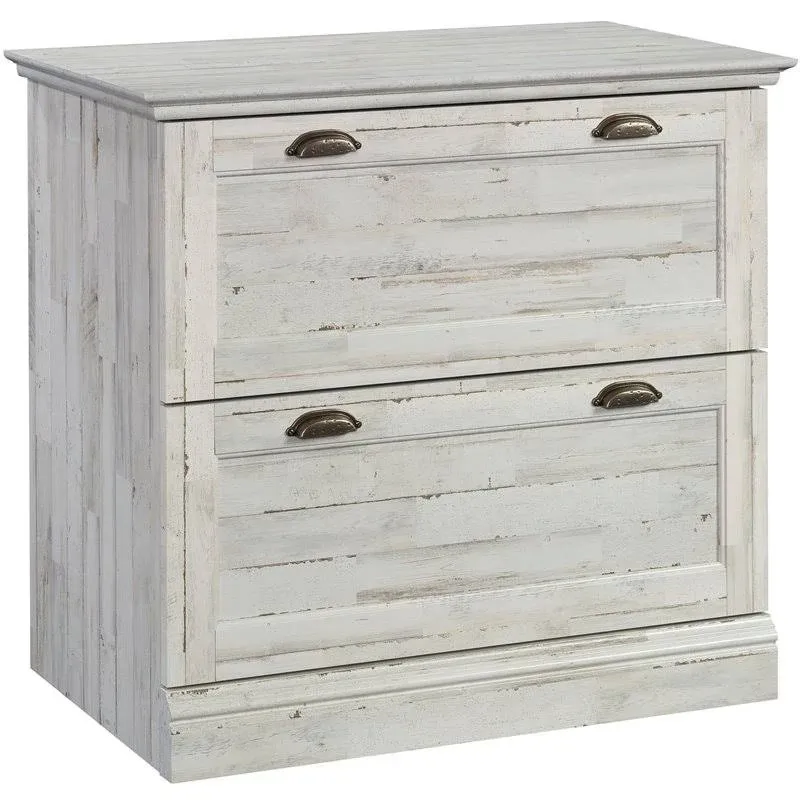 Barrister Lane 2-Drawer Lateral File Cabinet in White Plank  - Sauder 431069