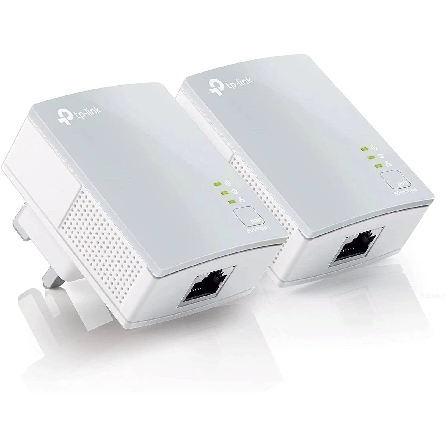 TP-Link TL-PA4010KIT AV600 Nano Powerline Adapter Starter Kit Up to 500Mbps(Renewed)