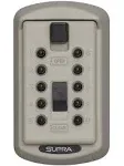 Kidde - 001414 S6clay Keysafe Slimline 2-Key Push Button, Clay