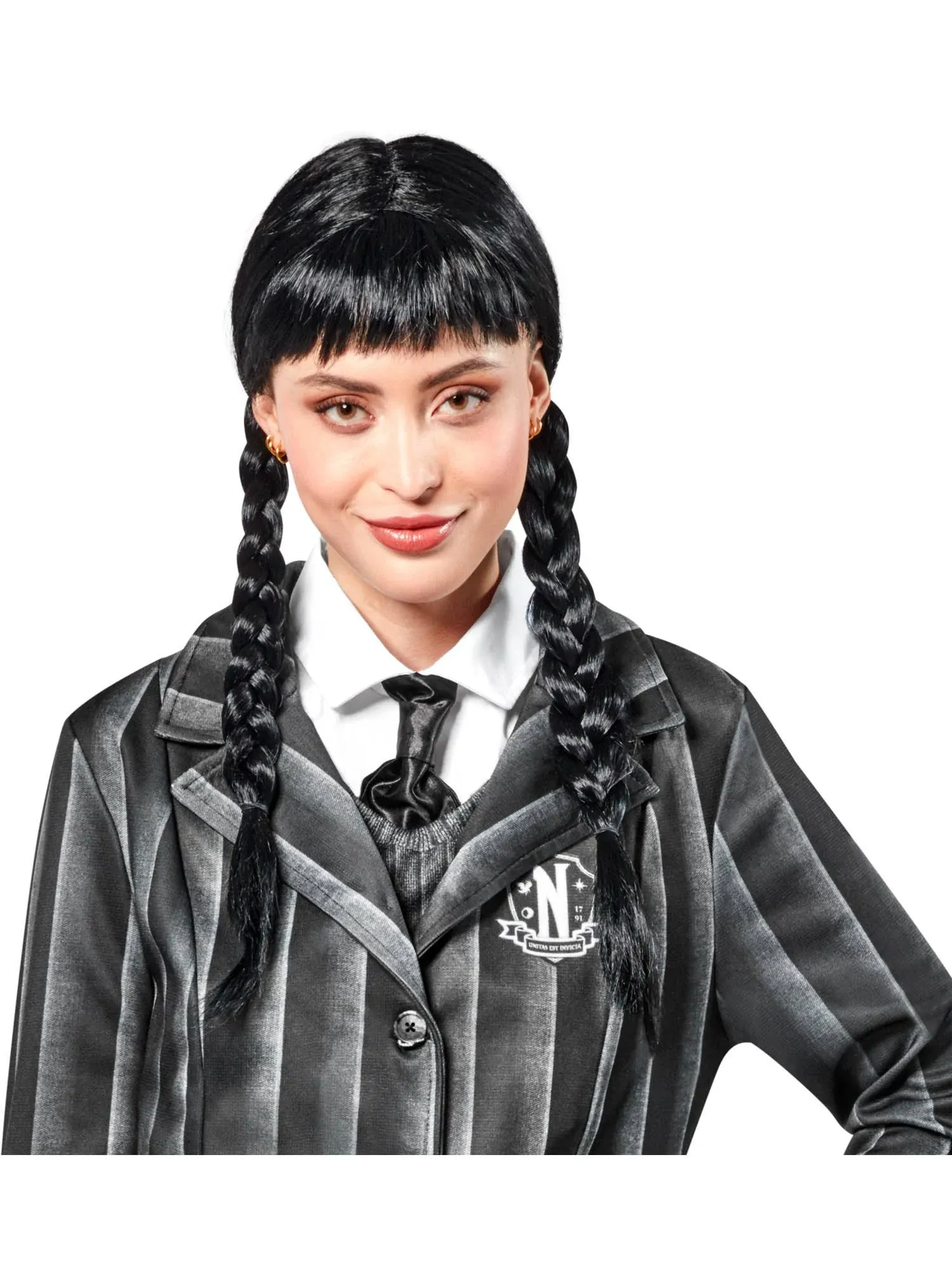 Addams Family - Deluxe Wednesday Wig