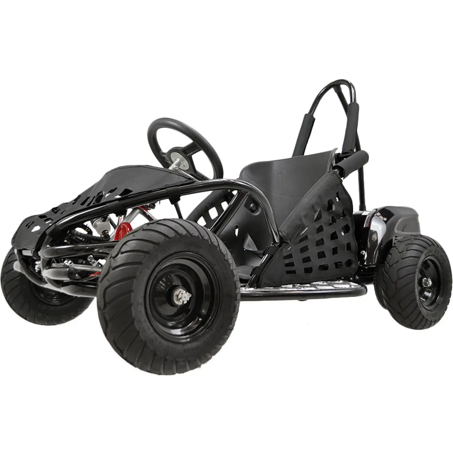 MotoTec 48V 1000W Off Road Go Kart - Black